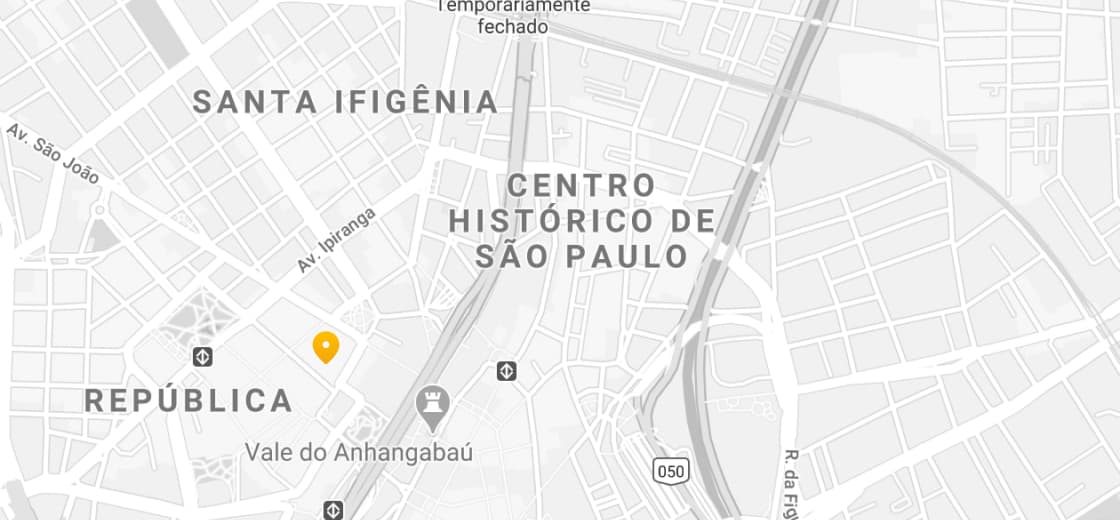 Mapa marcando o endereço em Rua Ali Perto, 25 - Sâo Paulo - SP